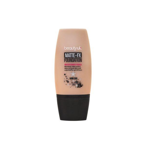 Beauty UK MATTE FX FOUNDATION - NO.3  WARM SAND